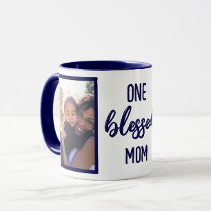 Eine gesegnete Mutter Individuelles modernes Mut Tasse