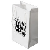 Eine gesegnete Osterkalligrafie | Geschenktüte (Rückseite Schrägansicht)