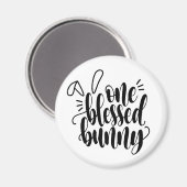 Eine gesegnete Osterkalligrafie | Magnet (Vorderseite/Rückseite)