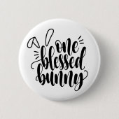 Eine gesegnete Osterkalligrafie | Schaltfläche But Button (Vorderseite)