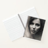 Eine Gesichtskizze Notizblock (Innenseite)