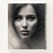 Eine Gesichtskizze Notizblock (Rückseite)