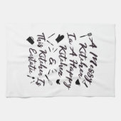 Eine gesunde Küche ist eine glückliche Küche Geschirrtuch (Horizontal)