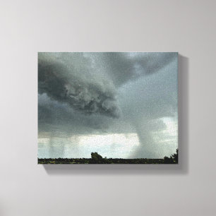 eine Gewitterwolke in der Wüste von Arizona Leinwanddruck