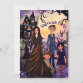 Eine ghoulishisch gute Party Einladung im Spuk Hau (Vorderseite)