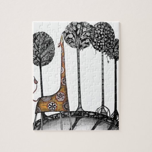 Eine Giraffe genannt Kennett Puzzle (Vertikal)