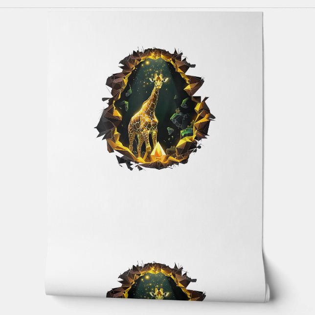 Eine Giraffe in einem mit Shiny C geschmückten Bog Tapete (Abrollen)