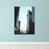 Eine glänzende Aussicht auf Toronto Leinwanddruck (Insitu (Holzboden))