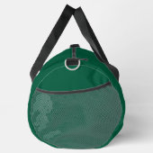 Eine glatte, feste dunkelgrüne Textur Duffle Bag (Rechts)