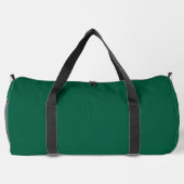 Eine glatte, feste dunkelgrüne Textur Duffle Bag (Rückseite)