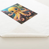 Eine glatte Fleece und Sherpa Blankets Sherpadecke (3/4)