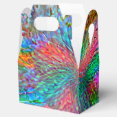 Eine glatte Spirale in sich überlappenden, schauta Geschenkschachtel (Geöffnet)