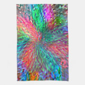 Eine glatte Spirale in sich überlappenden, schauta Geschirrtuch (Vertikal)