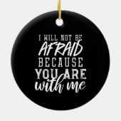 Eine Glaubensbasierte Erinnerung: Vertrauen in den Keramik Ornament (Hinten)