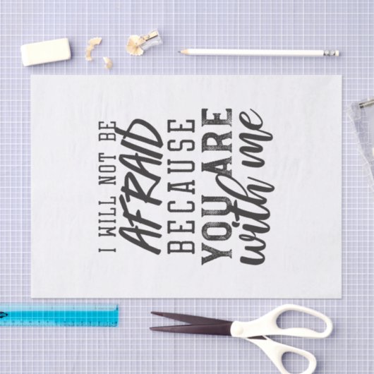 Eine Glaubensbasierte Erinnerung: Vertrauen in den Seidenpapier (Handwerk)