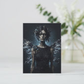 Eine Glitch-Fee Postkarte (Stehend Vorderseite)