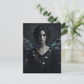 Eine Glitch-Fee Postkarte (Stehend Vorderseite)