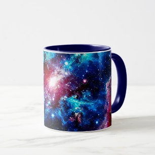 Eine glitzernde Sterngalaxie. Tasse