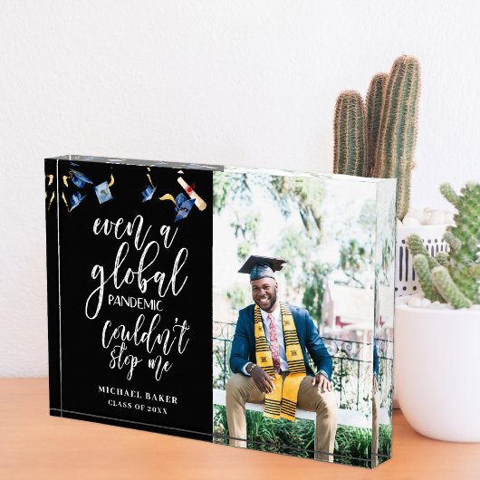 Eine globale Pandemie könnte mich nicht aufhalten  Fotoblock