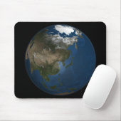Eine globale Sicht auf Asien mit arktischem Meerei Mousepad (Mit Mouse)