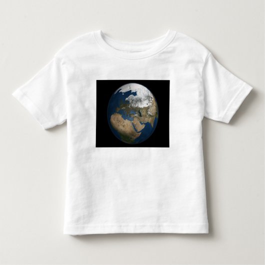 Eine globale Sicht auf Europa und Skandinavien Kleinkind T-shirt (Vorderseite)