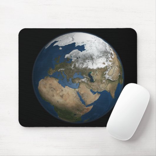 Eine globale Sicht auf Europa und Skandinavien Mousepad (Mit Mouse)