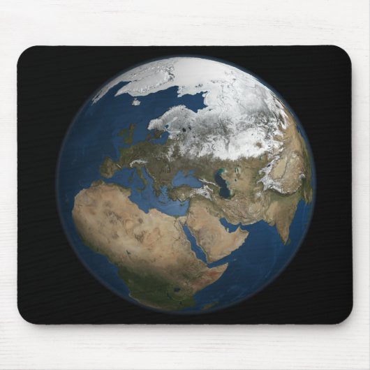 Eine globale Sicht auf Europa und Skandinavien Mousepad (Vorne)