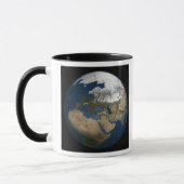 Eine globale Sicht auf Europa und Skandinavien Tasse (Links)