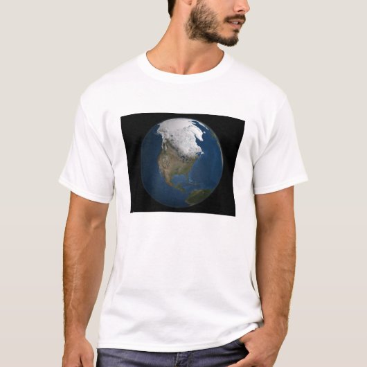 Eine globale Sicht auf Nordamerika T-Shirt (Vorderseite)