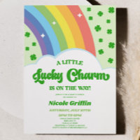 Eine glückliche Charm St. Patrick's Day Baby Dusch