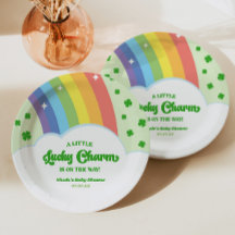 Eine glückliche Charm St. Patrick's Day Baby Dusch