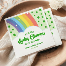 Eine glückliche Charm St. Patrick's Day Baby Dusch