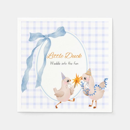 Eine Glückliche Ente Party Servietten (Vorderseite)