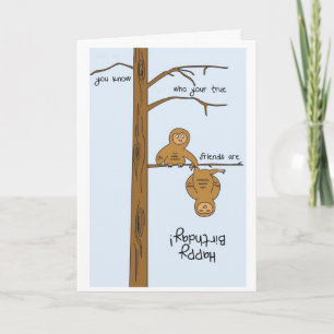 Eine glückliche Geburtstagskarte. Karte