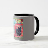 Eine glückliche Herz-Tasse Tasse (VorderseiteRechts)