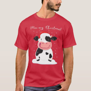 Eine glückliche Holsteinkühe wünscht Ihnen ein  T-Shirt