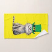 Eine glückliche irische Katze Handtuch (Handtuch)