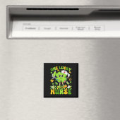 Eine glückliche Krankenschwester St Patricks Day S Magnet (In Situ (Geschirrspüler))