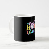 Eine glückliche Lehrerin Kaffeetasse (Vorderseite Links)