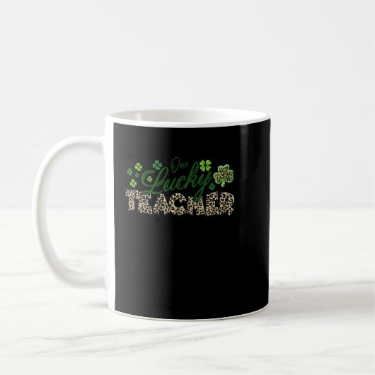 eine glückliche Lehrschule Kaffeetasse (Links)