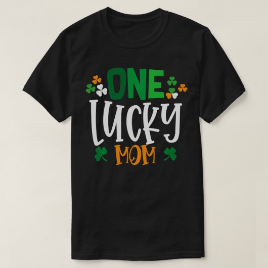 Eine glückliche Mama Irish Family Matching Saint P T-Shirt (Design vorne)