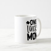Eine glückliche Mama Kaffeetasse (VorderseiteRechts)