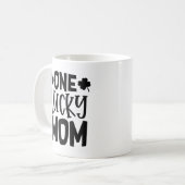 Eine glückliche Mama Kaffeetasse (Vorderseite Links)