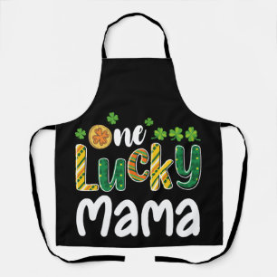 Eine glückliche Mama passende Familie St. Patrick' Schürze