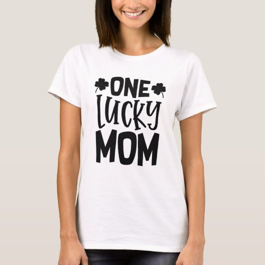 Eine glückliche Mama T-Shirt (Vorderseite)
