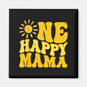 Eine glückliche Mama zum Geburtstag Erste Reise um Magnet