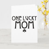 Eine glückliche Mutter am St. Patricks Day Karte (Gelbe Blume)