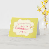 Eine Glückliche Muttertagskarte Karte (Gelbe Blume)