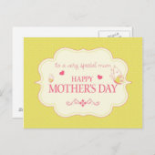 Eine Glückliche Muttertagskarte Postkarte (Vorne/Hinten)