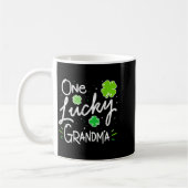 Eine glückliche Oma St. Patricks-Tag Langarm  Kaffeetasse (Links)